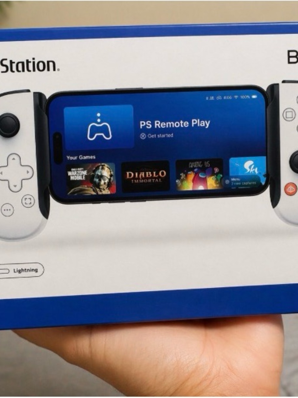 Sony White Mobile Controller for PS Remote Play